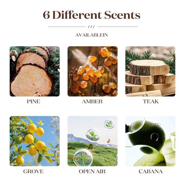 Alt view image 4 of 7 - Car Air Freshener Refill Wood Car Air Freshener Refill Blocks, Long Lasting Car Odor Eliminator, Compatible with Vent Clip, 3-Pack (Lavender) NO CLIP INCLUDED