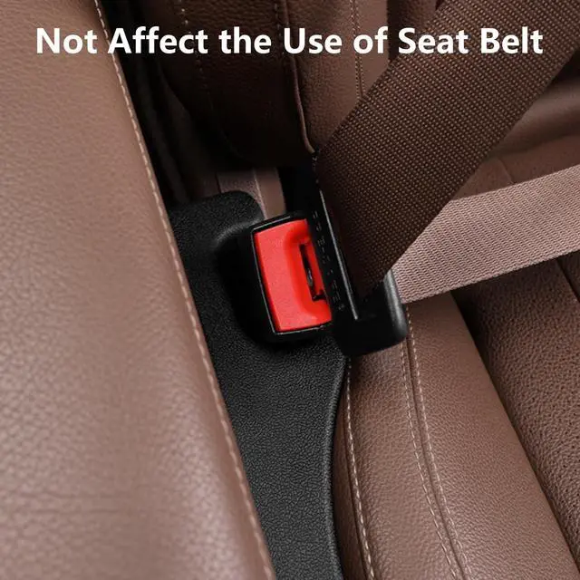 Alt view image 5 of 6 - Car Seat Gap Filler 2 Pack, Universal Fit PU Leather Car Seat Gap Plug to Fill The Gap Between Seat and Console, Car Seat Crevice Blocker Stop Things from Dropping