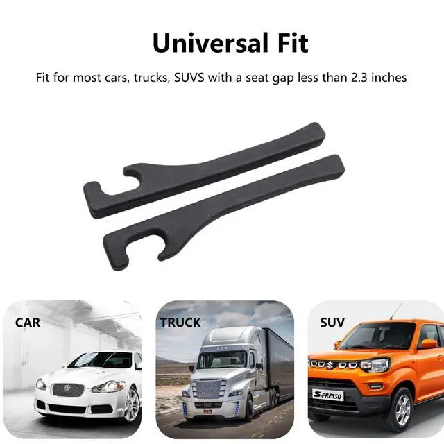 Alt view image 6 of 6 - Car Seat Gap Filler 2 Pack, Universal Fit PU Leather Car Seat Gap Plug to Fill The Gap Between Seat and Console, Car Seat Crevice Blocker Stop Things from Dropping