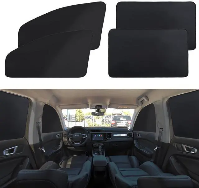 Main image of Magnetic Car Window Shades for Side Window, 100% Blackout Privacy