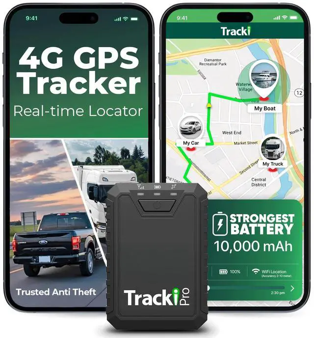 Main image of Pro GPS Tracker for Vehicles, Subscription Required, Cancel Anytime Track Cars & Assets for Months Hidden GPS Tracker for Car