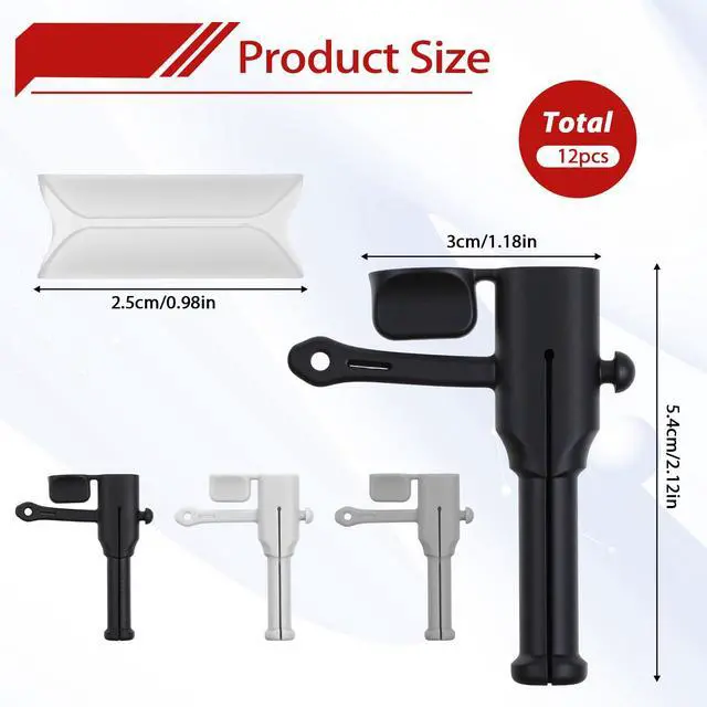 Alt view image 2 of 7 - 12Pcs Silicone Charger Cable Protector Cover Charger Cord Protector for Phone Chargers Double-End Phone Cord Protectors Compatible with Type C to USB Charging Cords, Black, White, Gray