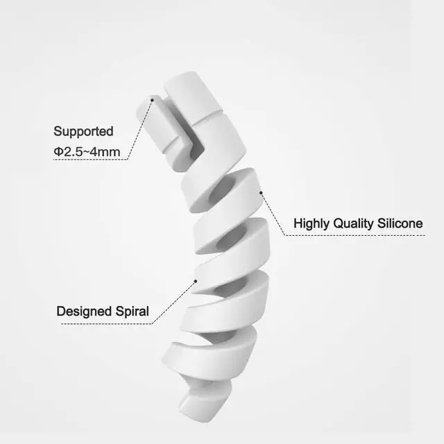 Alt view image 2 of 5 - 30 Pack Silicone Flexible Charger Cable Saver, for iPhone, iPad, iPod Cable