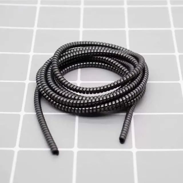 Alt view image 2 of 7 - Cable Protector Animal Proof Wire Repair, Cord Protector for Pets Headphone Saver Spiral Cable Wrap Strain Relief, Cord Sleeve for Phone Cable USB Date Cable, 60 inches, 2 pcs, Black