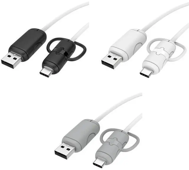 Main image of 3 Set Charger Cable Protector USB-C Charging Cord End Protective Armor Case Heavy Duty Silicone Sleeve Teminal Tips Saver for Android Phone Smartphone Tablet Fast Charging USB Type-C Ports