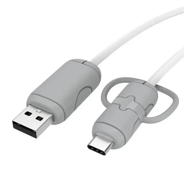 Alt view image 4 of 6 - 3 Set Charger Cable Protector USB-C Charging Cord End Protective Armor Case Heavy Duty Silicone Sleeve Teminal Tips Saver for Android Phone Smartphone Tablet Fast Charging USB Type-C Ports