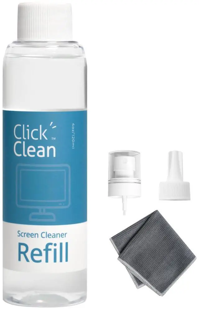 Main image of Screen Cleaner Kit with 4 oz Refill, Cloth, Funnel & Sprayer
