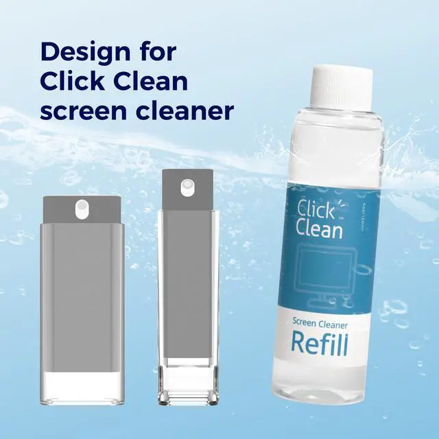 Alt view image 5 of 7 - Screen Cleaner Kit with 4 oz Refill, Cloth, Funnel & Sprayer