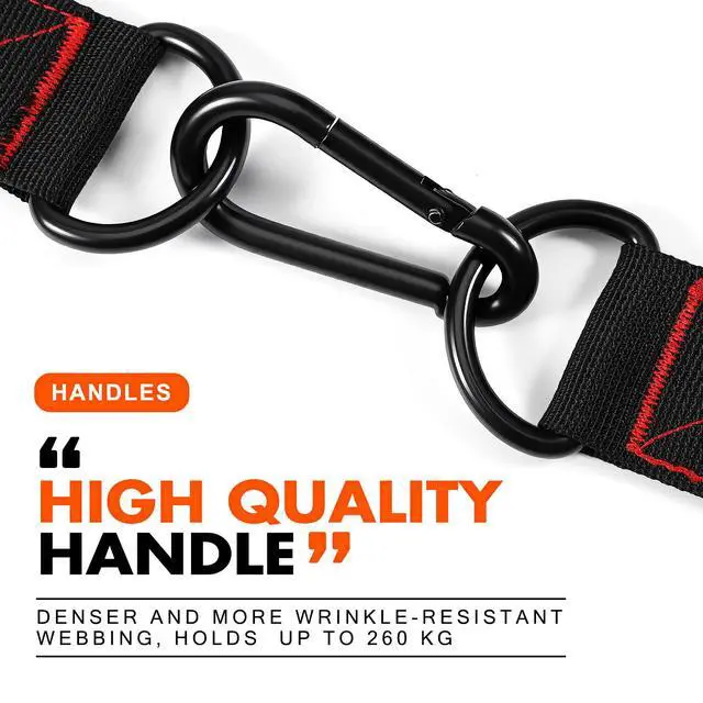 Alt view image 7 of 7 - Exercise Handles, Replacement Fitness Equipment for Pilates,Yoga,Strength Trainer, Heavy Duty Comfortable Cable Handle Compatible With High Bearing Capacity Pulley Handles, Pull Down Home Gym
