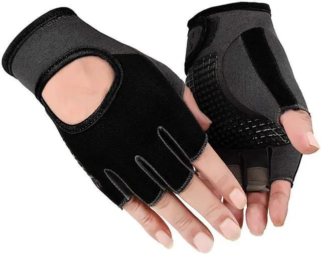 Alt view image 3 of 7 - Men & Women Workout Gloves Breathable Fitness Gloves Weight Lifting Gym