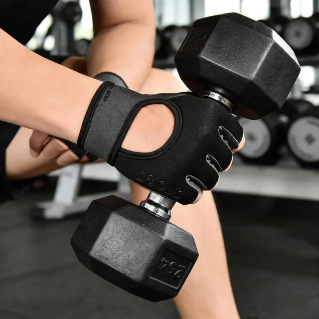 Alt view image 6 of 7 - Men & Women Workout Gloves Breathable Fitness Gloves Weight Lifting Gym