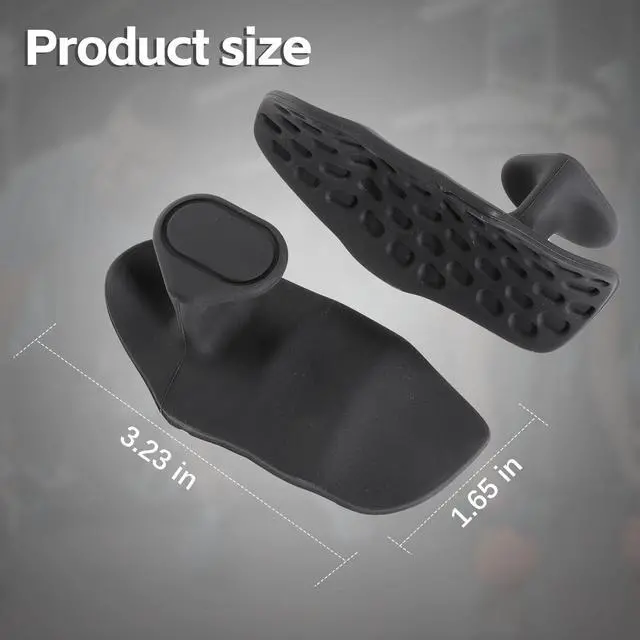 Alt view image 5 of 7 - Anti-Slip Workout Grips - Ergonomic Rubber Hand Protector Gloves for Weight Lifting, Pull-Ups, Gym Training and Exercise, for Men and Women (1pack)