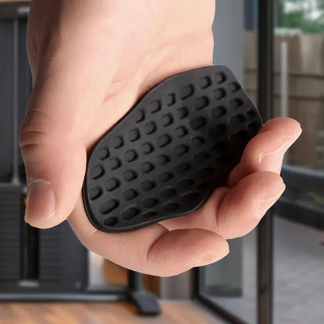 Alt view image 7 of 7 - Anti-Slip Workout Grips - Ergonomic Rubber Hand Protector Gloves for Weight Lifting, Pull-Ups, Gym Training and Exercise, for Men and Women (1pack)