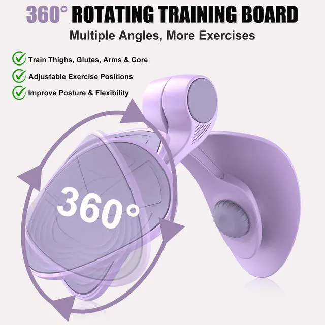 Alt view image 3 of 7 - Pelvic Floor Exercise Devices 35lb Resistance Kegel Thigh Trainer with Band