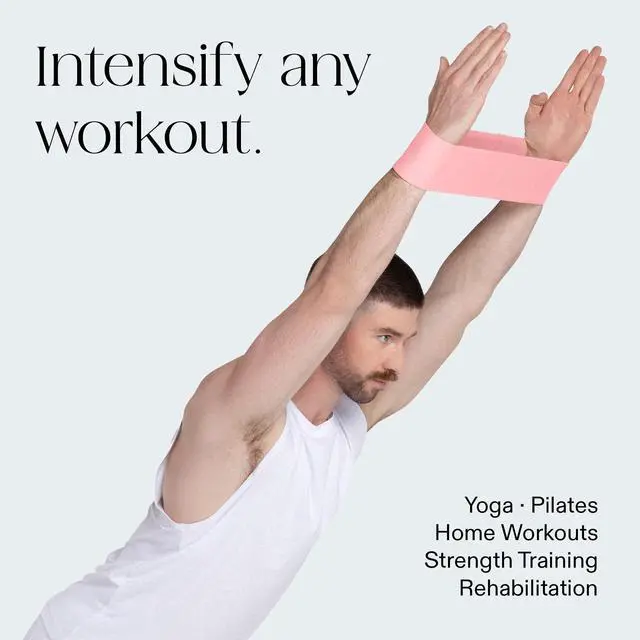 Alt view image 3 of 6 - Bands Resistance Bands, Non-Slip Fabric Exercise Bands, 3 Pack