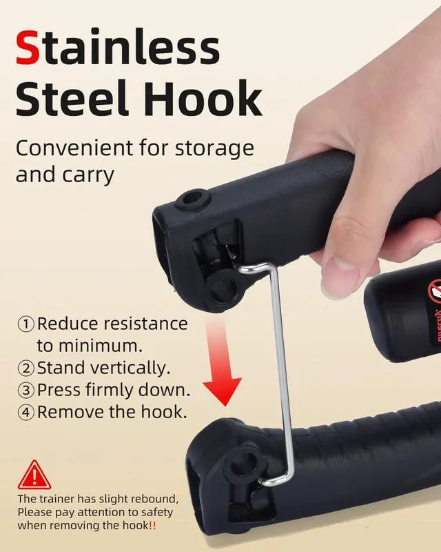 Alt view image 4 of 7 - Twister Arm Exerciser, Hydraulic Power Chest Expander Max 440 LBS