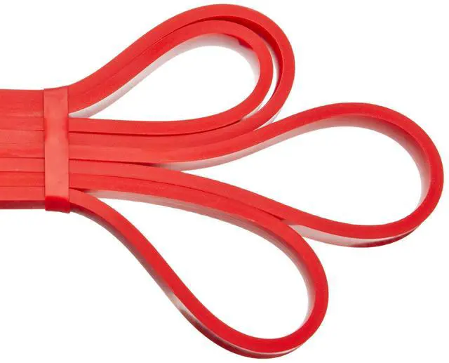 Alt view image 2 of 5 - Resistance Pull-Up Bands for Exercise, Workout, Stretching and Muscle Training, 1/2 Inches, 10 to 35 Pounds, Red