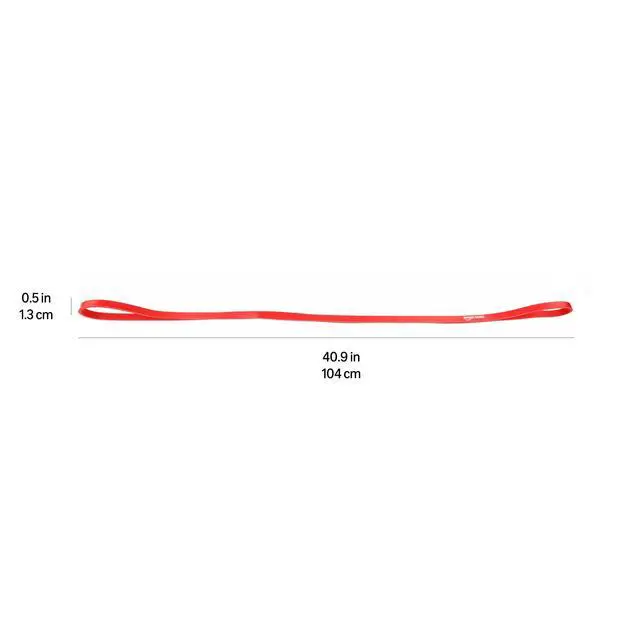 Alt view image 3 of 5 - Resistance Pull-Up Bands for Exercise, Workout, Stretching and Muscle Training, 1/2 Inches, 10 to 35 Pounds, Red