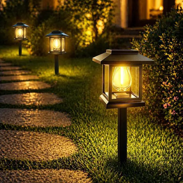 Main image of Solar Pathway Lights 2-Pack for for Yard Walkways