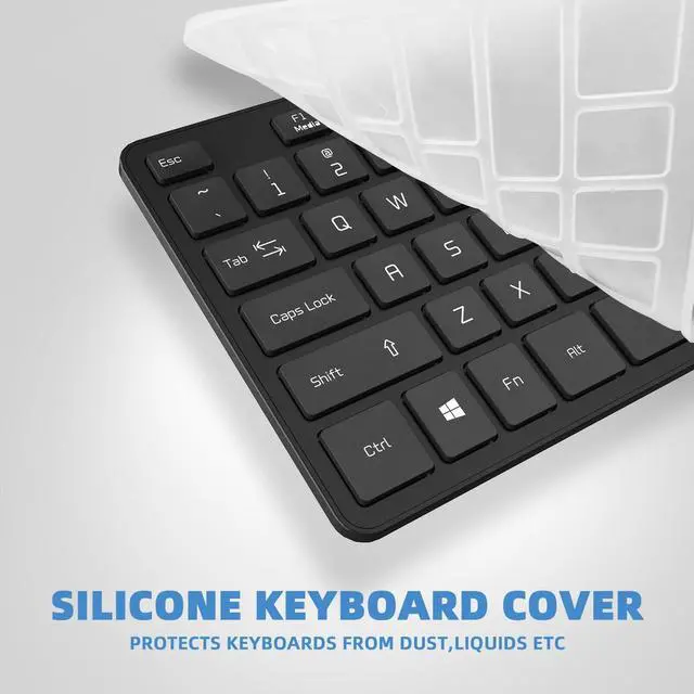 Alt view image 6 of 7 - USB Wired Keyboard for Window,Comfortable Quiet Chocolate Keys, Durable Ultra-Slim Wired Computer Keyboard(QWERTY) for PC, Windows 11/10/8/7/XP/Vista KB1430