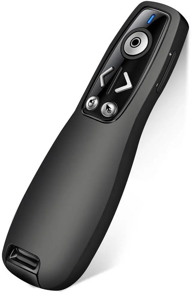 Main image of Air Mouse 2-in-1 USB Type C Presentation Clicker Wireless Presenter Remote for PowerPoint, Powerpoint Clicker with Volume Control PowerPoint Slide Advancer for Mac, Computer, Laptop