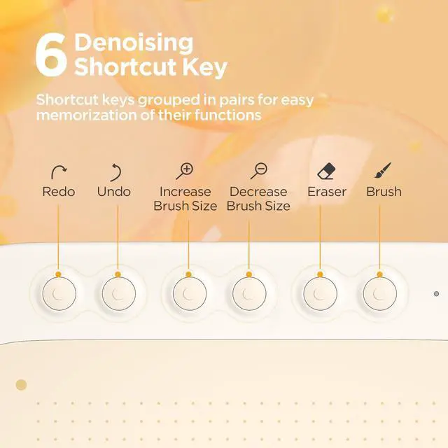 Alt view image 2 of 7 - Q6 Drawing Tablet for Android Phone, Graphic Tablet with 6Hot Keys, 6.5x4 Portable Writing Tablet Adjustable Drawing Mode, Drawing Pad with 16K Levels Battery-Free Stylus for Mac/Windows/Chrome