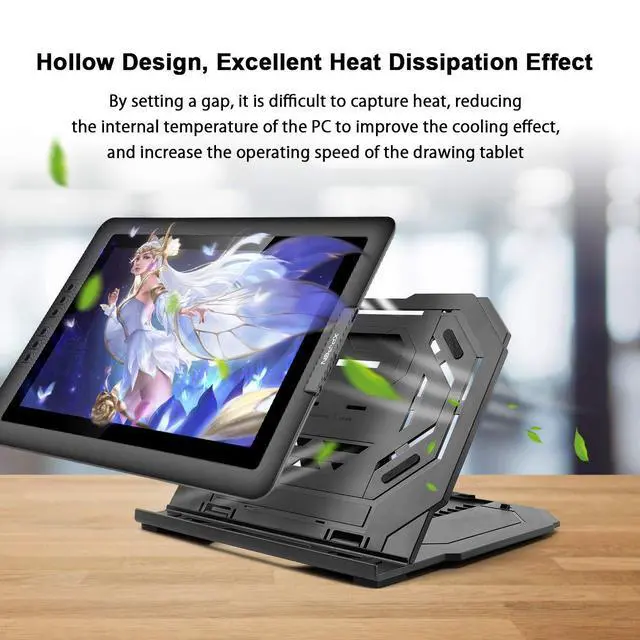 Alt view image 6 of 7 - Drawing Tablet Stand for 12-17 inch Drawing Display with 9 Angles