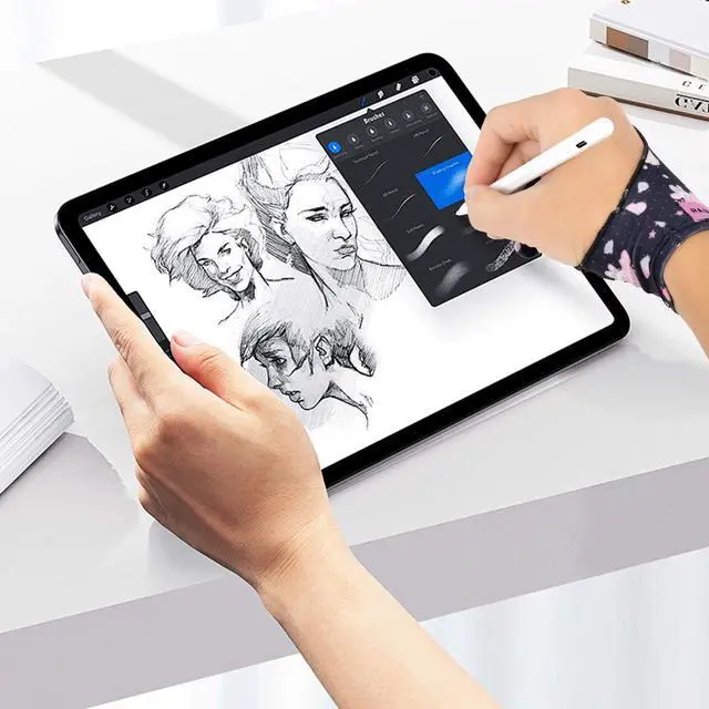 Alt view image 3 of 7 - Artist Drawing Glove for Graphic Drawing Tablet, Fits Left and Right Hand
