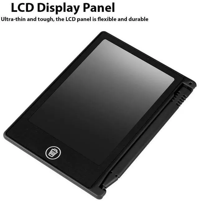 Alt view image 4 of 7 - LCD Drawing Board, 4.5inch Digital Drawing Tablet for Children/Kids - Memo List Reminder Note (Black)
