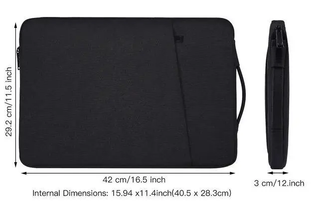 Alt view image 2 of 7 - Graphics Drawing Tablet Sleeve Case for XP-Pen Artist 13.3 Pro/V2/ Artsit 14/12, Huion KAMVAS Pro 13 GT-133 Carrying Bag(Black)