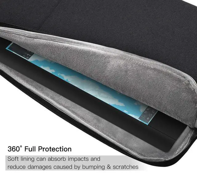 Alt view image 4 of 7 - Graphics Drawing Tablet Sleeve Case for XP-Pen Artist 13.3 Pro/V2/ Artsit 14/12, Huion KAMVAS Pro 13 GT-133 Carrying Bag(Black)