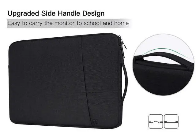 Alt view image 5 of 7 - Graphics Drawing Tablet Sleeve Case for XP-Pen Artist 13.3 Pro/V2/ Artsit 14/12, Huion KAMVAS Pro 13 GT-133 Carrying Bag(Black)
