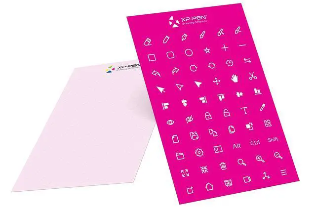 Alt view image 4 of 7 - Shortcuts Stickers for XPPen Drawing Pen Tablets and Pen Displays