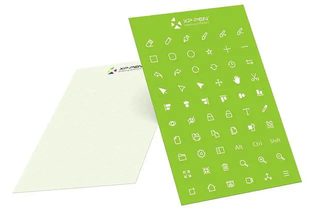 Alt view image 5 of 7 - Shortcuts Stickers for XPPen Drawing Pen Tablets and Pen Displays