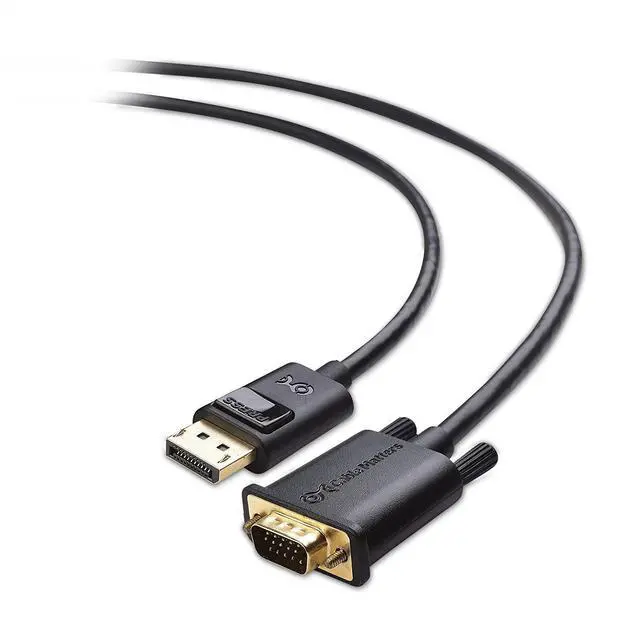 Main image of DisplayPort to VGA Cable, DP to VGA Cable, 3ft