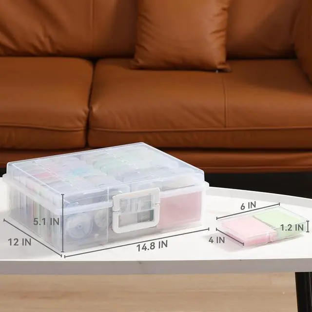 Alt view image 2 of 7 - Photo Storage Box and 16 Inner 4" x 6" Photo Storage Containers
