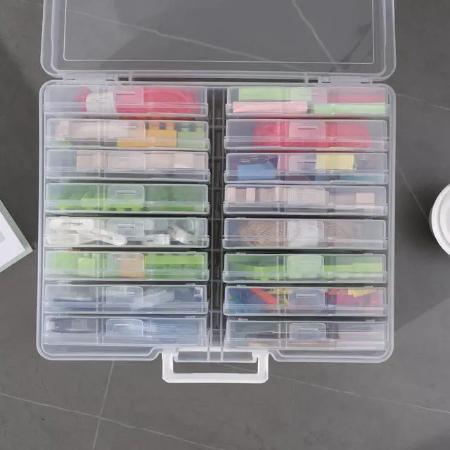 Alt view image 3 of 7 - Photo Storage Box and 16 Inner 4" x 6" Photo Storage Containers