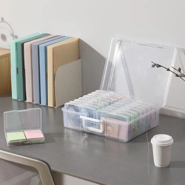 Alt view image 6 of 7 - Photo Storage Box and 16 Inner 4" x 6" Photo Storage Containers
