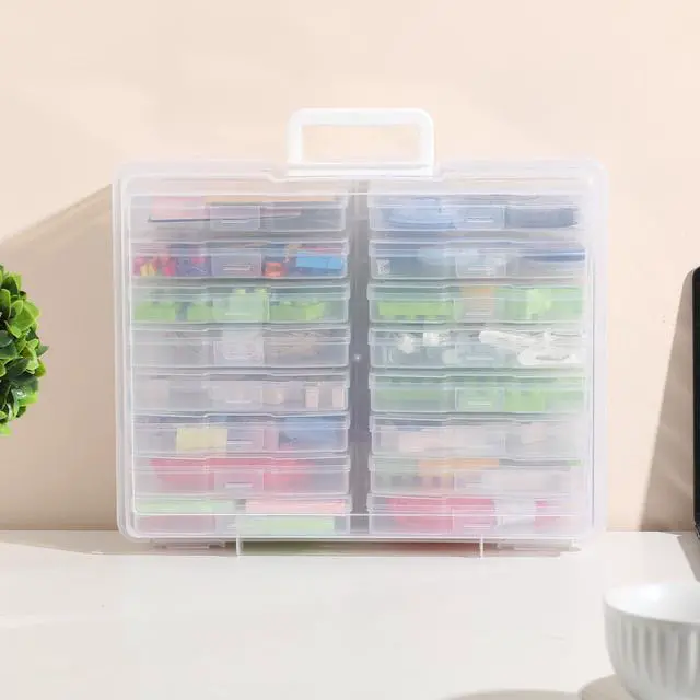 Alt view image 7 of 7 - Photo Storage Box and 16 Inner 4" x 6" Photo Storage Containers