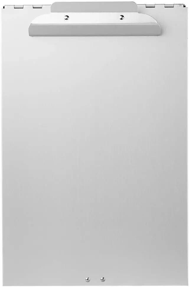 Alt view image 3 of 4 - Metal Clipboard with 2 Storage Compartments, Letter Size, 250 Sheet Capacity, Office Supplies with Self-Closing Latch, 14.1 x 9.2 x 2.6 inches, Silver