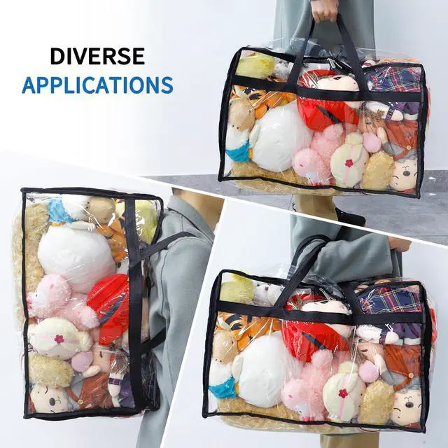 Alt view image 5 of 7 - Blanket Storage Bags Extra Large 60L 4 Pack Clothes Organizer