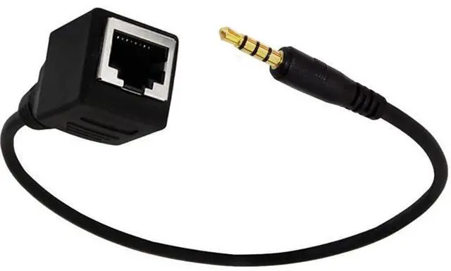 Alt view image 4 of 5 - Network 3.5mm to RJ45 Female Adapter - DC 3.5mm Male & Female TRRS 4 Pole Jack - Touch Screen Device & KTV Cable Adapter