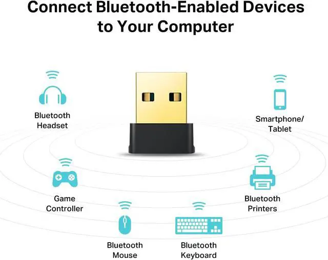 Alt view image 3 of 7 - Nano 2-in-1 AC600 USB WiFi Bluetooth Adapter for PC- Bluetooth 4.2