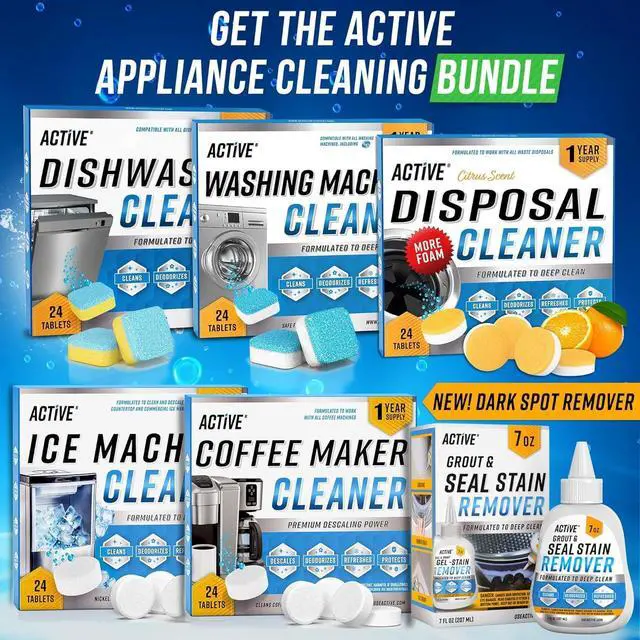 Alt view image 5 of 5 - Washing Machine Cleaner Descaler 24 Pack - Deep Cleaning Tablets For HE Front Loader & Top Load Washer, Septic Safe Eco-Friendly Deodorizer, Clean Inside Drum and Laundry Tub Seal - 12 Month Supply
