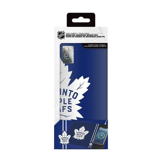 Alt view image 2 of 6 - NHL Wireless Charging Mouse Pad, Toronto Maple Leafs