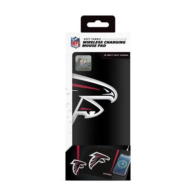 Alt view image 3 of 6 - NFL Wireless Charging Mouse Pad, Atlanta Falcons