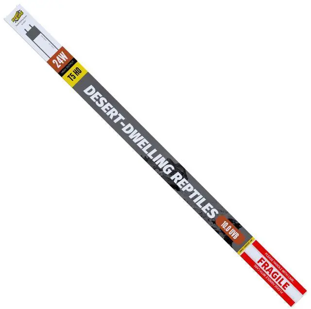 Main image of T5 UVB Reptile Light Tube, UVB10.0 24W T5 Lamp Tube for Reptiles, Bearded Dragon UVB Light, Terrarium Liner Bulb Bar for Lizard,Length 22'' (T5 UVB Tube, 24Watt)