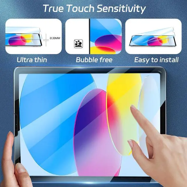 Alt view image 5 of 7 - Anti Blue Light Screen Protector for iPad A16 11th/10th Generation