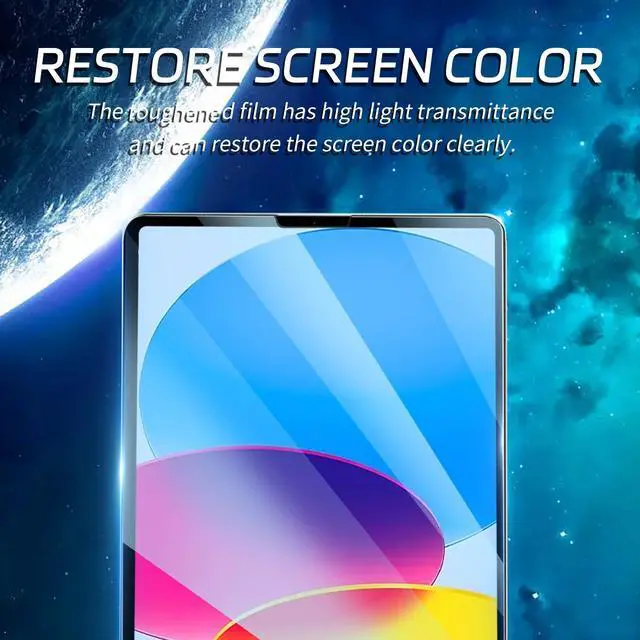 Alt view image 7 of 7 - Anti Blue Light Screen Protector for iPad A16 11th/10th Generation