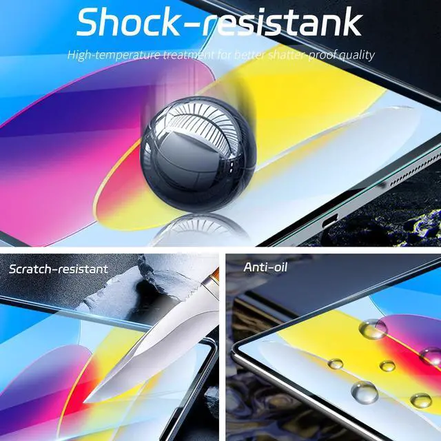Alt view image 6 of 7 - Anti Blue Light Screen Protector for iPad A16 11th/10th Generation